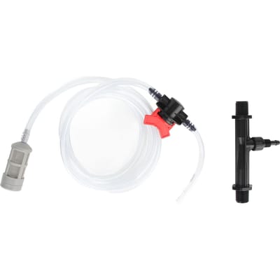 Meststofinjector Plastic Efficiënt met Waterslang Druppelirrigatie Meststofinjector voor Gazon white