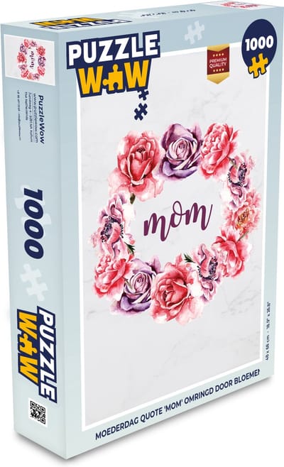 Puzzel Quotes - Mom - Spreuken - Legpuzzel - Puzzel 1000 stukjes volwassenen