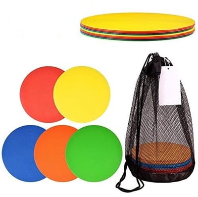 Jhubersproducts - Platte Markeringshoedjes - Flexibele Disc-Markering - Duurzaam en Lichtgewicht - Geschikt voor Training - Ideaal voor Sport