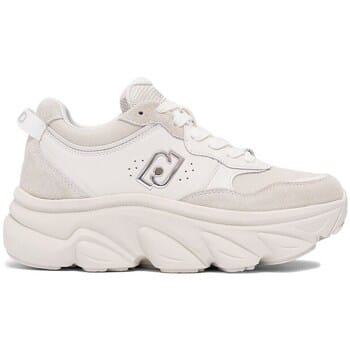 Slip-On Sporty Faux Leather Sneakers Wo - White