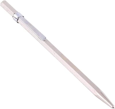 Pocket Pen - Markeer Tool - Lijnen Tekenen - Krasbestendig Punt - 145 mm - Zilver