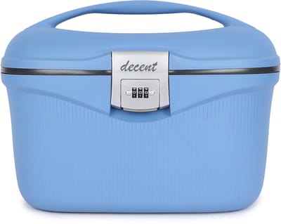 Decent SPORTIVO – Beautycase - Make Up koffer – Handbagage Reistas – Medicijnkist Waterbestendig - Opbergbox voor Pillen en Medicijnen - Nagelkoffer – MID BLUE