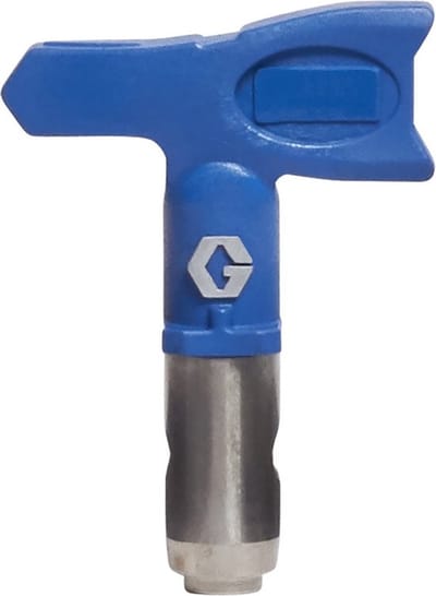 GRACO RAC X PAA 517 - Standaard Airless spuitmond - Boring 0,017 inch - Spuitbreedte 25 cm - Voor emulsie-, acryl- en latexverf - Blauw met OneSeal afdichting