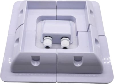 Zonnepaneel Montageset voor Camper en Boot - 5-delige ABS Beugels met Waterdichte Doos