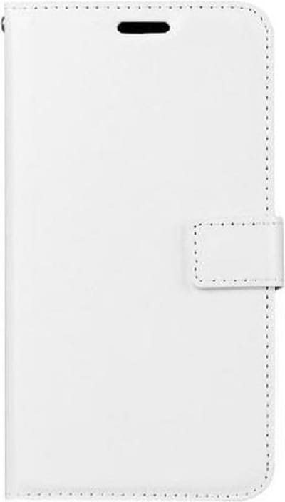 LuxeBass Hoesje geschikt voor LG K4 2017 - Bookcase Wit - portemonee hoesje - telefoonhoes - gsm hoes - telefoonhoesjes