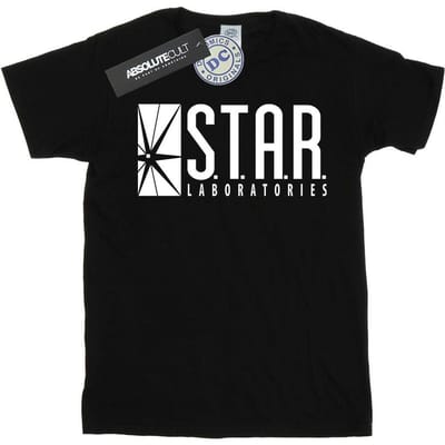 DC Comics Heren The Flash STAR Labs T-shirt 3XL zwart