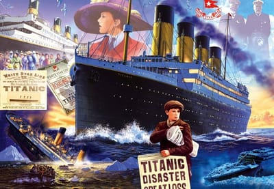 Grote Legpuzzel Titanic - 1000 Stukjes - Kleurrijk Puzzelplezier