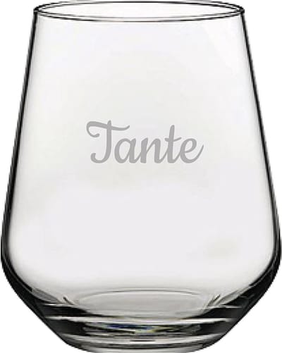 Drinkglas gegraveerd - 42,5cl - Tante