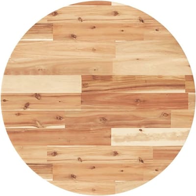 Rond Tafelblad - Blad voor Tafel - In Horeca Gebruiken - Massief Acaciahout - 60 cm Diameter - Natuurlijk Hout