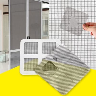3 Stuks Anti-Insecten Deur Raam Muggenhor Net Reparatie Band Plakkerige Patch e12