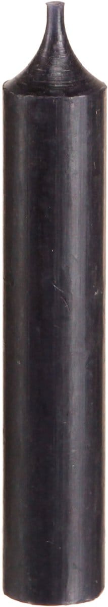 Taper kaarsen kort kleine kaarsen zwart 110mm Ø21mm 6 stuks bos, 6 Stü