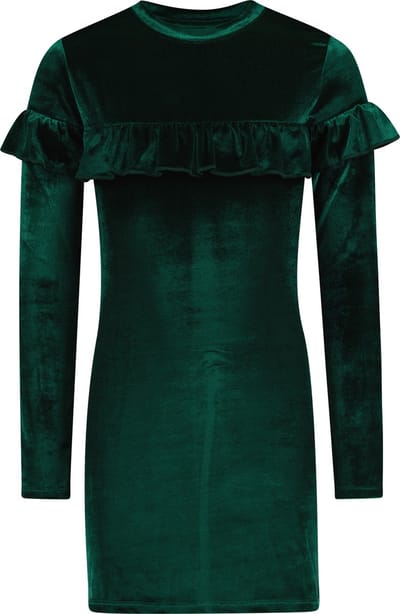 4PRESIDENT Meisjes jurk - Dark Green - Maat 92 - Meisjes jurken