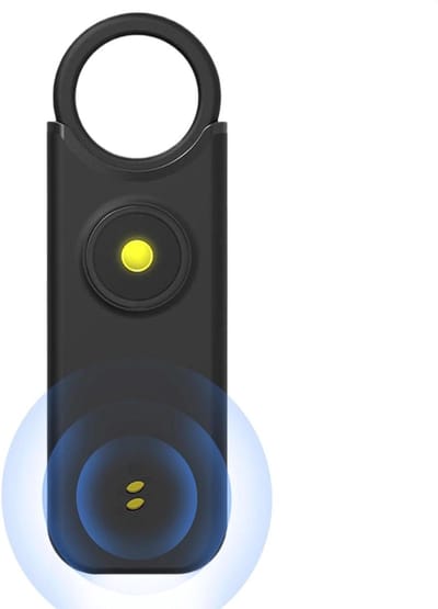 Persoonlijk Alarm - Veiligheidssirene Nood - Zelfverdediging Noodsituatie - 130 DB Luide Sirene - 9.5 x 1.8 x 4.7 cm