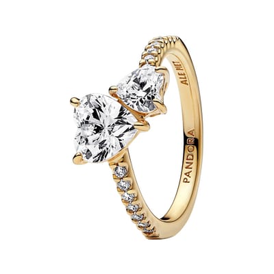 Pandora Timeless Dames Ring Gouden plating;Metaal - Goudkleurig - 17.75 mm / maat 56