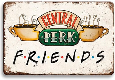 Signs-USA - Eten - Drinken Sign - metaal - Central Perk Friends - 30 x 40 cm