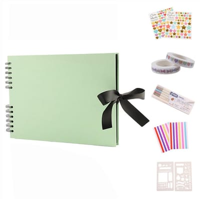 Dailygoody - Plakboekpakket - Fotoalbum voor Gastenboekverjaardag - 80 Pagina's - Duurzaam en Praktisch - Voor Herinneringen - Geschikt voor Feestjes