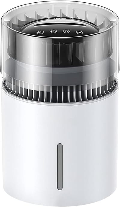 Luchtbevochtiger Luchtreiniger - Vernevelaar Vernevelaar - Verbeter Luchtkwaliteit - 100 Instellingen Negatieve Ionen - 5 Liter Capaciteit - Wit