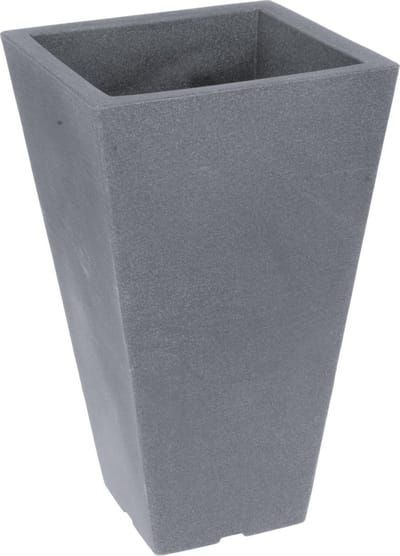 Nampook Bloempot Capri 27 X 45 Cm Kunststof Grijs