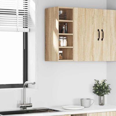 vidaXL - Bovenkast - 20x29,5x60 - cm - bewerkt - hout - sonoma - eikenkleurig