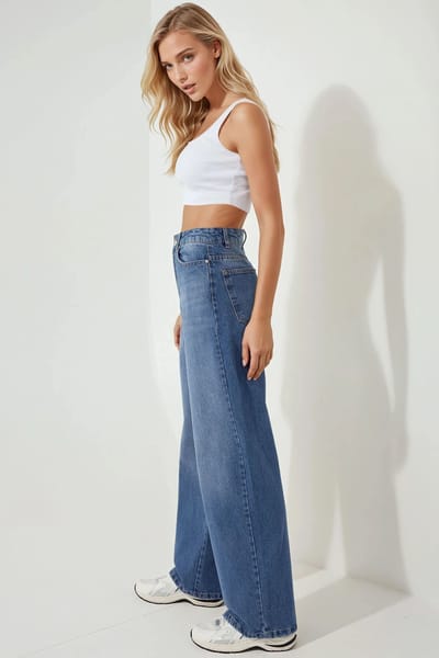 Baggy Fit Denim Jeans