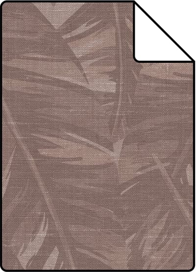 Proefstaal Origin Wallcoverings behang bananenbladeren taupe - 26.5 x 21 cm - 348058-S