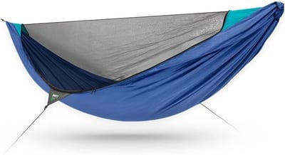 Draagbare Hangmat - Schommel Bed - Ontspannen Buiten - Anti-rollover Ontwerp - 290x140cm - Blauw