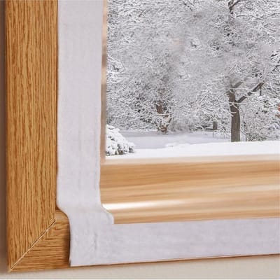 Raamisolatiefolie - Isolatiegordijn - Winterklaar Maken - Dubbele Dikte - 120x240 cm - Transparant
