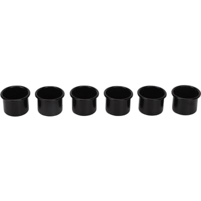 36 pièces Porte-bougie Tasse Rond Noir Vide Aluminium DIY Pots à bougie pour la fabrication de bougies