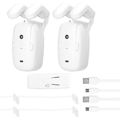 2PCS Tuya WiFi Intelligente gordijnmotor Elektrische gordijnrobot Automatische opener Geen bedrading met 2PCS