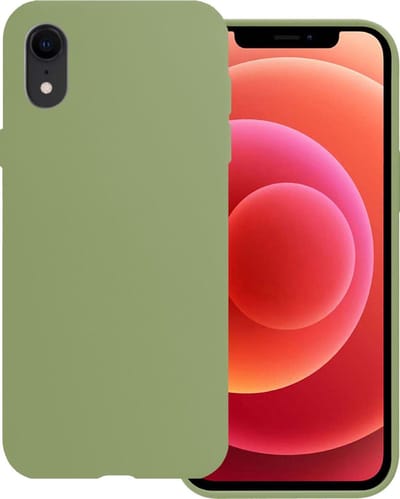 Hoesje Geschikt voor Apple iPhone XR - Sterk & Shockproof - Hoes Cover - Siliconen Case - Groen