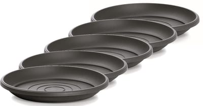 Onderschotel Terra 17cm ANTRACIET Prosperplast / 5 STUKS ! /