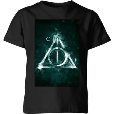 Harry Potter Hallows Painted kinder t-shirt - Zwart - 98/104 (3-4 jaar)
