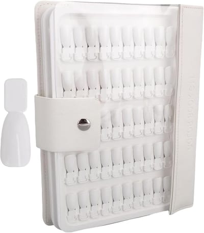 Professioneel Nagellak Monsterboek met 150 Kleuren, PU Leren Portfolio voor Nagelsalon en DIY Manicure Accessoires