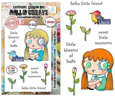 Aall & Create clearstamps A7 - Blooms of hope