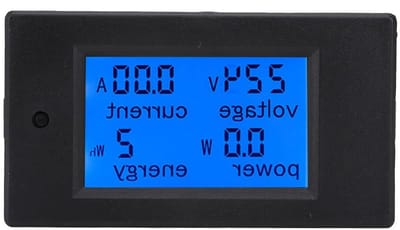 Energiemonitor - Stroommeter Energietester - Energieverbruik Meten - Overbelastingsalarm - 100A - Zwart