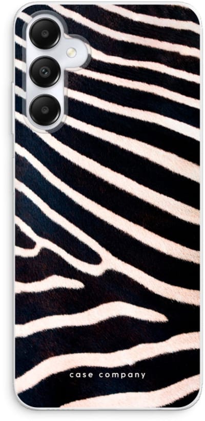 Case Company® - Hoesje geschikt voor Samsung Galaxy A05s hoesje - Zebra - Soft Cover Telefoonhoesje - Bescherming aan alle Kanten en Schermrand