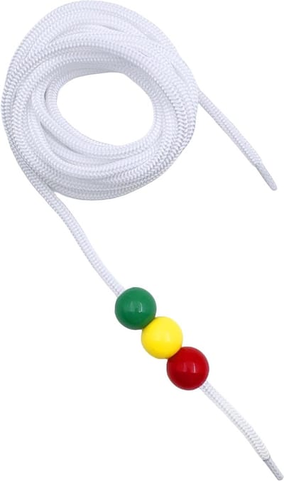 Thong met 3 Kralen voor Oogtherapie, Verbeter Visuele Accommodatie, Focus en Gezichtsvermogen voor Kinderen met Myopie