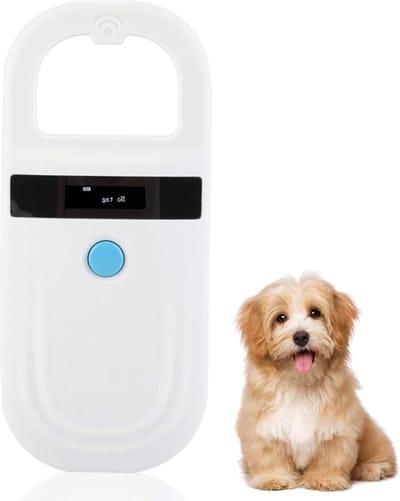 Microchip Scanner FDX-B (ISO11784 / 85) / EMID Reader - Oplaadbaar - Dier Chip ID Tag Scanner - Wit