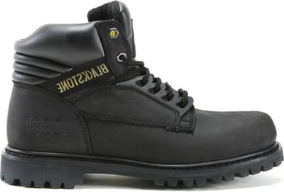 Blackstone 6 INCH OIL NUBUCK - 0929 Black - Worker - Black - Maat: 50