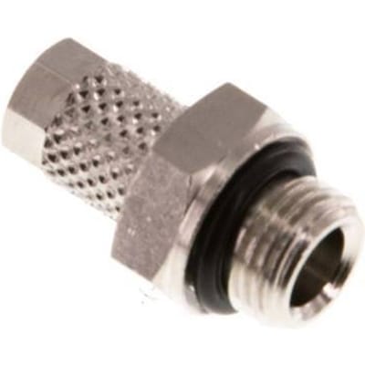5x3 & G1/8'' Vernikkeld Messing Rechte Opsteekkoppeling buitendraad NBR [5 Stuks]