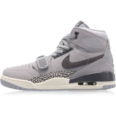 Air Jordan Legacy 312 Gris Loup Sneakers Homme Light-Graphite-Sail AV3922-002 40.5 gray