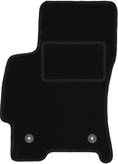 Bestuurdersmat zwart voor: Ford Mondeo MK3 stationwagen, liftback, sedan (2001-2007)
