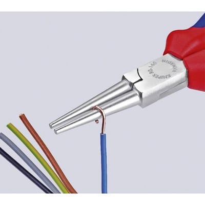 Knipex 30 35 160 Rondbektang Werkplaats Recht Chroom-vanadium elektrostaal 160 mm