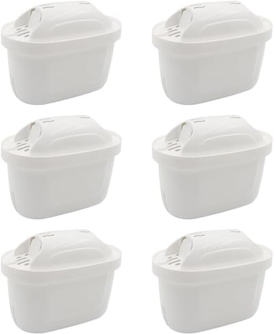 Set van 6 Waterfilterpatronen voor Maxtra+, Style en Elemaris XL - Verbetert Smaak en Kwaliteit van Drinkwater