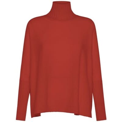 Trui Deha High Neck Sweater Van Wollen Mix - Fashion Wear - Vrouwen
