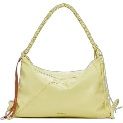 Desigual schoudertas Rodio Leiria Shoulder Bag Lima geel