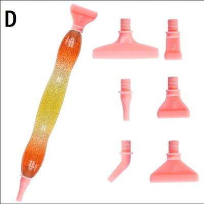 5D Diamant Schilderen Gereedschap Hars Punt Boor Pen Nieuwe Diamant Schilderij Pen Met Draad Ontwerp Multi-placer Pen Heads Kits D
