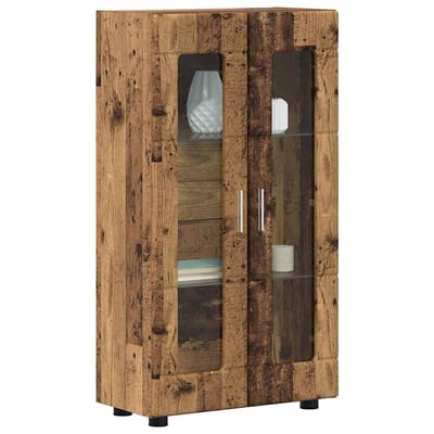 vidaXL - Dressoir - FLORIN - 55,5 - x - 29 - x - 100 - cm - Oudhout - Bewerkt - hout