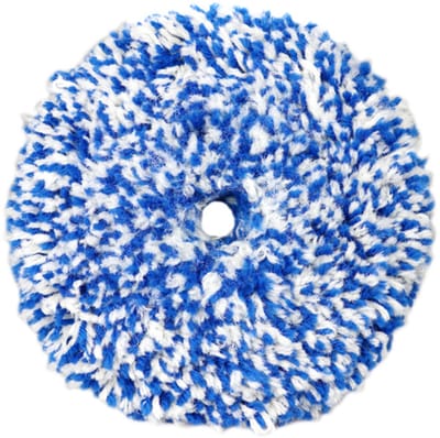 RUPES TWISTED WOOL PAD WIT / BLAUW 165MM