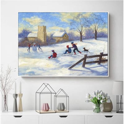 5d diy diamant schilderij raam landschap woondecoratie borduurwerk mozaïek landschap muurstickers handgemaakt cadeau Full Square 20X30CM